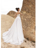 Strapless Ivory Lace Fashion Wedding Dress